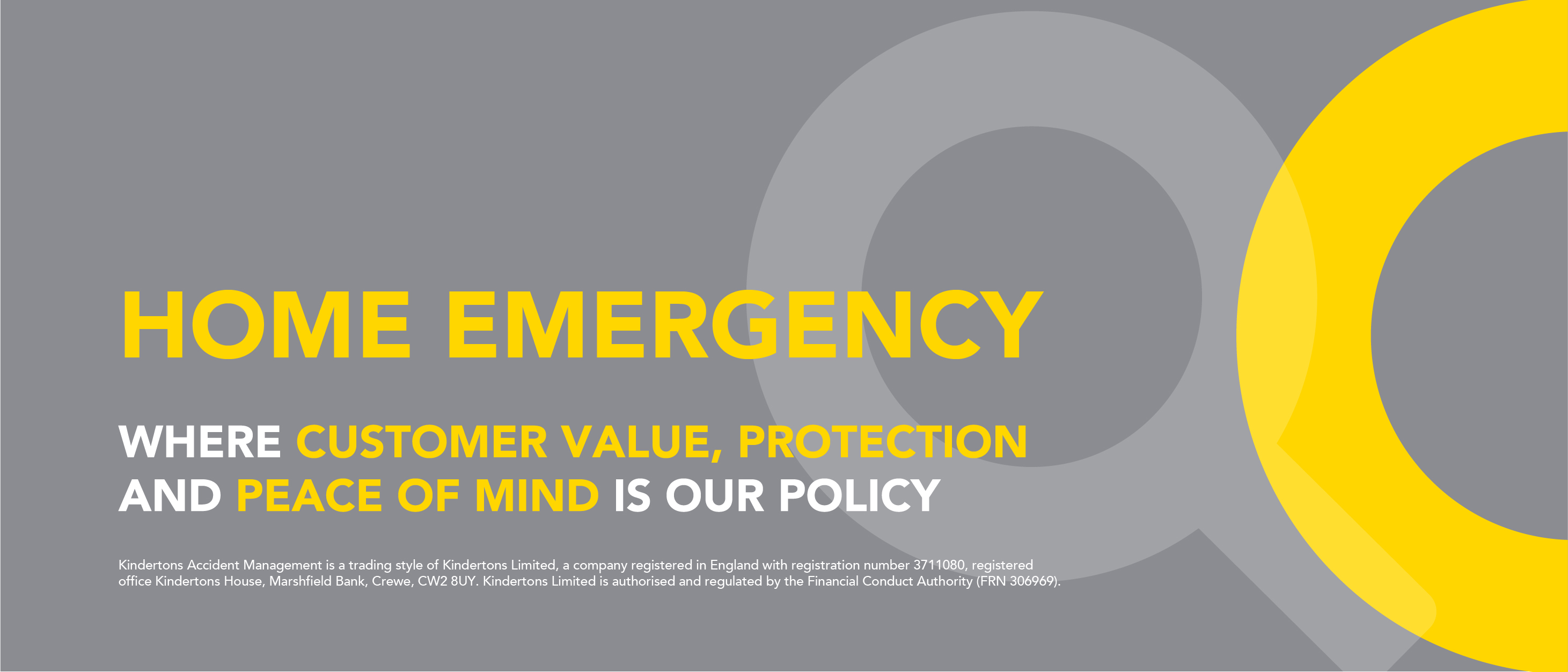 Introducing... Our Home Emergency cover Kindertons