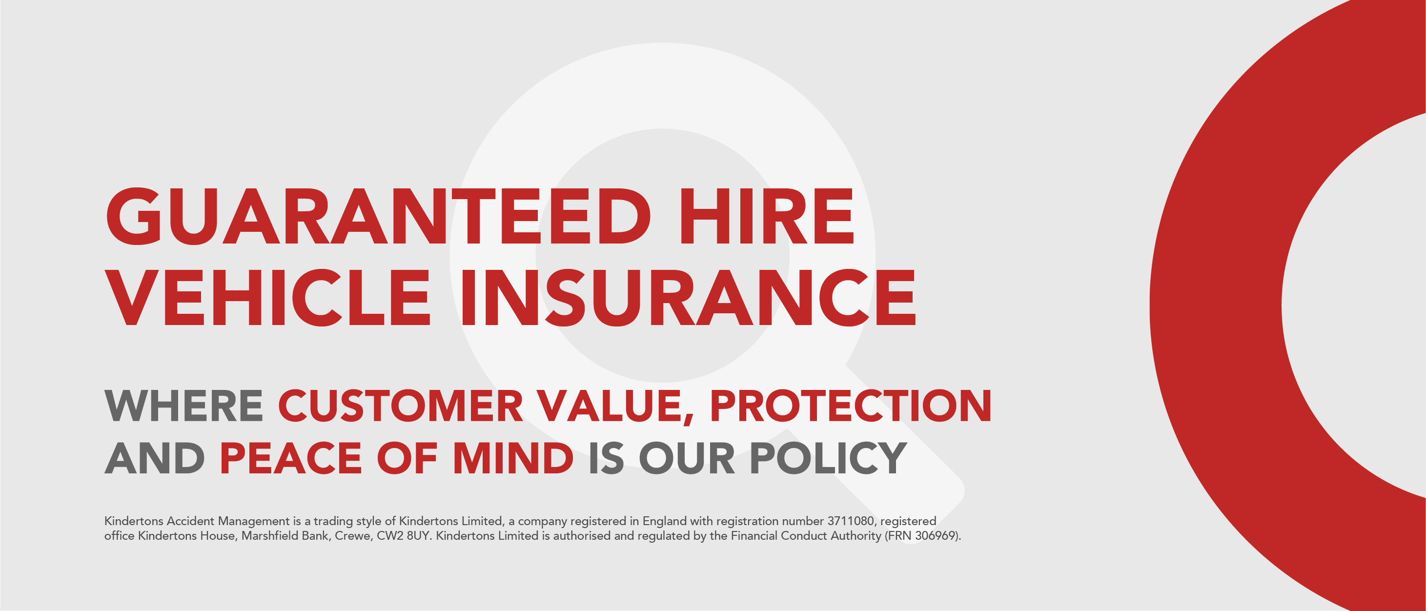Introducing...Our Guaranteed Hire Vehicle Insurance Kindertons